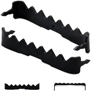 Sawtooth Picture Hangers - 100 Pack - Black Sawtooth Picture Hangers No Nail - 1 3/4 Inch Sawtooth Hangers