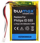 Blumax Li-Poly Charger 500mAh for Philips ID 555/ID 5551B/ID 5552B/MC-163-500