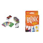 Mattel Uno Playing Card Game Reinhards Staupe's Blink The World's Fastest Card Game for Adults, Multi Color