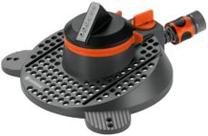 GARDENA Comfort Part and Full Circle Sprinkler Tango: circular sprinkler 2 in 1: Partial and popular rice sprinkler, water quantity and Adjustable range, for areas up to max. 310 m² (2065-20)