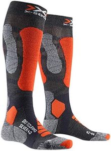 X-Socks SKI Touring Silver 4.0 Socks, Anthracite Melange/O, 39/41