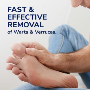 Dr. Scholl's Wart & Verruca Removal Plasters, 21 Pack – Fast Pain Relief, Washproof