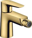 hansgrohe Talis E 71720990 Pop-Up Waste Set Polished Gold Optic Single Lever Bidet Mixer Tap