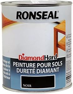 Ronseal 36628 Diamond Hard Flooring Paint, Black