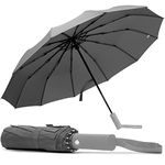 TANNESS Small Umbrella Windproof Compact Travel Umbrella with 10 Rib - Automatic Folding Lightweight Portable Umbrella for Rain and Sun Protection Umbrellas For Men & Umbrellas For Women