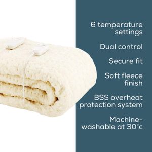 Beurer King Size Heated Mattress Cover – Electric Bed Warmer