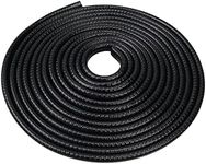 AcbbMNS 32.8Ft (10M) Car Door Edge Guards 7mm x 10mm U Shape Rubber Seal Strip Edge Trim Guard Protection Car Door Edge Protector Anti-Collision Strip, Black