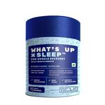 What's Up Wellness Melatonin 5 Mg Sleep Gummies|Tart Cherry And Chamomile Extracts For Muscle Recovery & Nerve Relaxation|Helps You Sleep Soundly | 7 Gummies