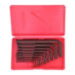 TAPARIA 10-Piece Hex Allen Key Set with Brown Finish (AKI-10)