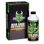 GREEN DEMON Professional Quality Head Gasket & Block Repair, 473ml | Ceramic Reinforced Sealer | Advanced & Fast DIY Permanent Coolant Leak Seal & Fix | Engine/Cylinder Sealant for Cars, SUVs & Trucks