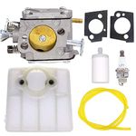 NIMTEK Carburetor with Air Filter Fits for Husqvarna 61 268 266 272 272XP Chainsaw