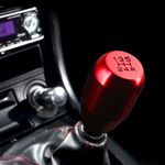 Racing JDM Manual 5 Speed Universal Gear Stick Shift Knob Aluminum Shifter (Red)