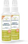 Wondercide - Mosquito, Tick, Fly, and Insect Repellent with Natural Essential Oils - DEET-Free Plant-Based Bug Spray and Killer - Safe for Kids, Babies, and Family - Lemongrass 2-Pack of 4 oz Bottle