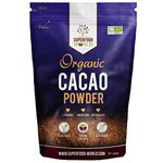 Organic Peruvian Raw Cacao - Premium Cocoa Powder 500g - Nature’s Chocolate Powder Rich in Magnesium & Flavonoids - Ideal for Hot Chocolate, Smoothies & Baking