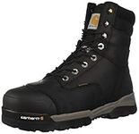 Carhartt Men's CSA 8-inch Ground Force Wtrprf Insulated Work Boot Comp Safety Toe Cmr8959 Industrial, Black Oil Tanned, 14 Wide