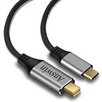 USB C to Mini DisplayPort, Answin 6Ft 4K@60Hz Thunderbolt 3 to Mini DisplayPort Cable Compatible for iPhone 15 Series, M1/M2 MacBook Pro 2023-2016, Surface Book 2, Galaxy S24/S23, Steam Deack