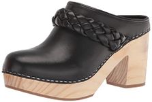 Dolce Vita Women's Hila Clog, Black Leather, 4 UK