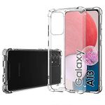 Totill Compatible For Samsung A13 and A04S Case, 4G and 5G Crystal Clear Phone Cover, Shockproof Smartphone For Galaxy A13 Phone Case-Transparent