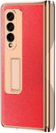 Mking Tech Case for Samsung Galaxy Z Fold 3 5G [SM-F926B], [Anti-Drop, Anti-Scratch, Anti-Fingerprint] hinge full protection, holster, mobile phone cover for Samsung Galaxy Z Fold 3. - Red