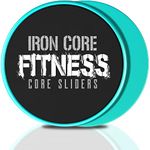 Core Sliders Workout Sliders Discs Fitness Gliding for Exercise. (Aqua Blue)