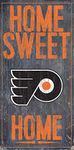 NHL Philadelphia Flyers Unisex Philadelphia Flyers Home Sweet Home, Team Color, 6 x 12