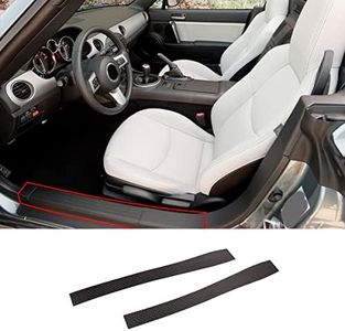 Carbon Fiber Door Sill Protector Sticker Decoration Door Entry Guard Door Sill Scuff Plate Stickers for Mazda MX-5 RF Miata 2009-2014