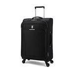 Atlantic Preferred LITE Upright Expandable Spinner Luggage 24-Inch, Black