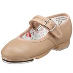 Capezio Youth Mary Jane Tap Shoe, Caramel-11.5 M Tod