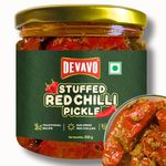 Devavo Stuffed Red Chilli Pickle | Traditional Banarasi Recipe | Handmade with Love | Sun Dried Red Chillies | No Artificial Colour & Flavour