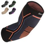 Kunto Fitness Elbow Brace Compression Support Sleeve for Tendonitis, Tennis Elbow, Golf Elbow Treatment - Reduce Joint Pain During Any Activity!