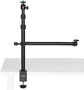 SmallRig Camera Desk Mount Table Stand with Magic Arm and 1/4" Ball Head, 13"-35.4" Adjustable Light Stand, Tabletop C Clamp for DSLR Camera, Ring Light, Live Streaming, Photo Video Shooting - 3992