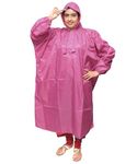 Goodluck Poncho For Women For Rainy Season (IN, Alpha, 6XL, Pink)