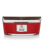 Woodwick Ellipse Scented Candle with Crackling Wick, Crimson Berries, Up to 50 Hours Burn Time