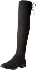 Sam Edelman Circus Womens Peyton Faux Suede Riding Boots Black 5 Medium (B,M)