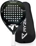 RYZE PEGASUS Padel Racket in 100% Carbon Fiber - Max Power + Control - Pro Paddle Racket for Adults EVA-17 Flex Foam - 360g Light & Durable - Paddle Tennis Racket + Free Carry Case Included