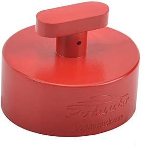 POTAUTO Aluminum Jack Pad Jacking Puck Adapter Support for Chevrolet Corvette C5 C6 C7 GS Z Frame Rail (Qty 1, Red)
