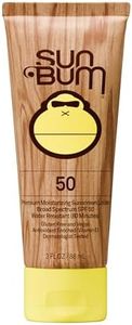 Sun Bum Original SPF 50 Sunscreen Body Lotion - Broad Spectrum Moisturizing Sunscreen with Vitamin E - Hawaii 104 Act Compliant (Made without Octinoxate & Oxybenzone) - Travel Size - 3 oz