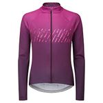 Altura Womens Airstream Long Sleeve Thermal Reflective Cycling Jersey - Purple - 10