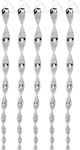 Bird BLINDER Bird Deterrent - Bird Reflective Repellent Outdoor Devices - Bird Scare Devices - Window Reflector Deterrents - Wind Twisting Bird Scare Rods - Holographic Devices (12 inch, Set of 5)