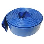 Maxx Flex 3104200100 2" Diameter x 100' Heavy Duty Lay Flat Discharge and Backwash Hose for Water Transfer Applications, 4 Bar Agricultural Grade Construction