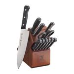 J.A. Henckels International 17550-000 Solution Knife Block Set, 12-pc, Grey