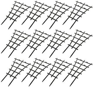 12 Pcs Garden DIY Mini Climbing Trellis Plastic Superimposed Potted Plant Support Garden Trellises for Potted Climbing Plants Vines