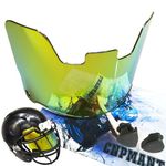 CNPMANT Football Visor, Youth and Adult Football Helmet Viosor. Facial Protection Visor For Football Helmet Accessories, Shock Resistance, Scratch Resistant, UV Block, Reduces Glare, Enhances Clarity.