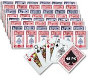 Maverick Jumbo Playing Cards 48 Pack, Large Print, Blue Deck, Bulk Playing Cards for Poker, Card Games, and Group Play