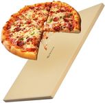Mountain Grillers Pizza Stone for Oven and Grill BBQ - 12x16-Inch Multi-Purpose and Durable Baking Stone - Pizza Pan for Baking Crispy Crust Pizza, Bread, or Crackers - Ideal Gift for Pizza Lovers