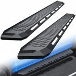 ONINE Landing Zone 7" Integral Stamped Running Boards Custom Fit 2019-2024 Chevy Silverado/GMC Sierra 1500 & 2020-2024 Chevy Silverado/GMC Sierra 2500HD 3500HD Crew Cab Side Steps Nerf Bars