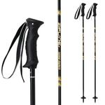 Ski Poles Graphite Carbon Composite - Zipline Lollipop U.S. Ski Team Official Supplier (Obsidian, 40" in./102 cm)