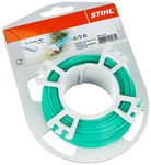 STIHL 9302335 Grass Trimmer Line Green 2.0 mm x 15.3 m, Brush Cutter Line, Trimmer Line