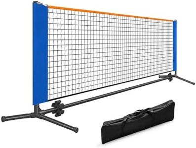 AIMALL 3M Portable Sports Net for Tennis Badminton Volleyball – Height Training Net with Carry Bag for Outdoor Backyard Driveway Court, 10ft x 3ft