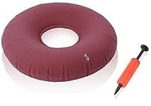 Dr. Frederick's Original Donut Cushion - 15" Inflatable Ring Cushion - Hemorrhoid Treatment, Bed Sores, Coccyx & Tailbone Pain, Child Birth, Prostatitis